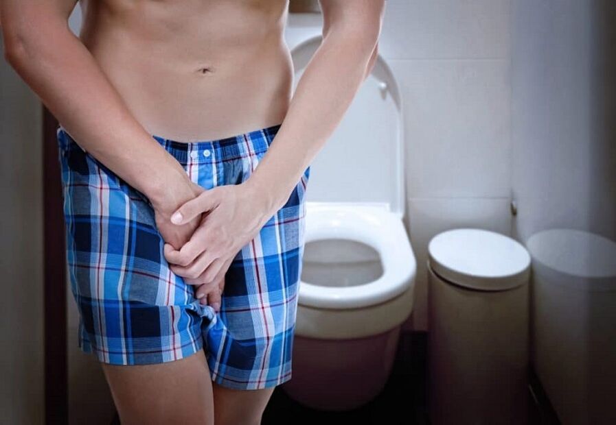 het ledigen van de blaas om prostatitis te voorkomen